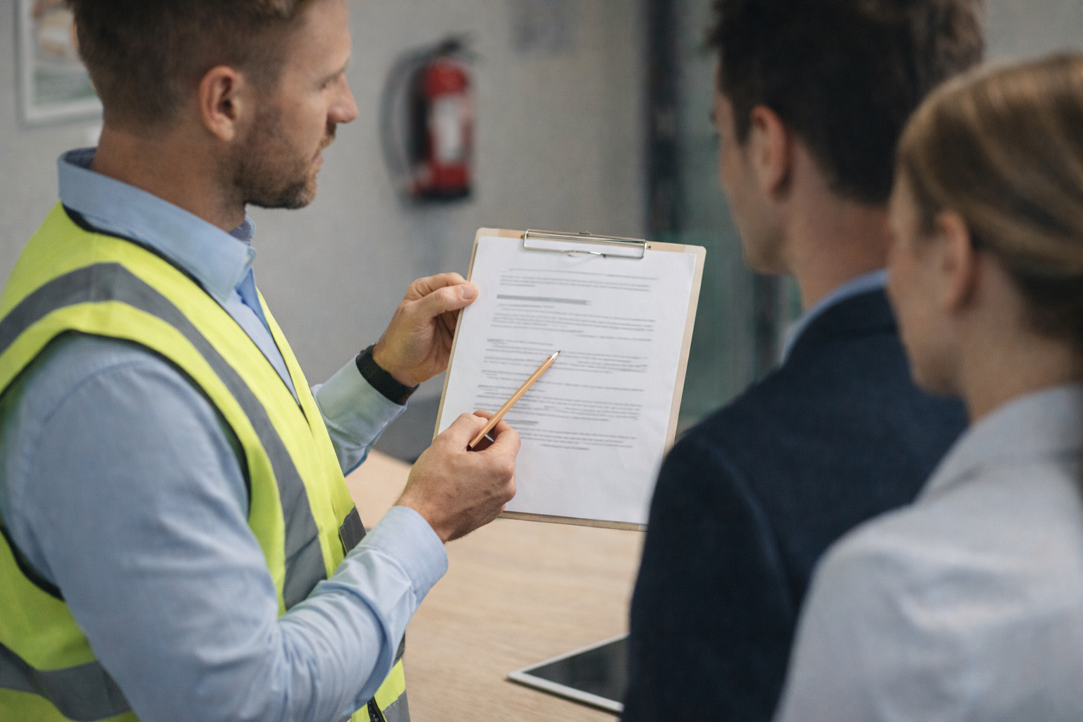 Fire safety consultant providing evacuation and fire warden services for workplaces